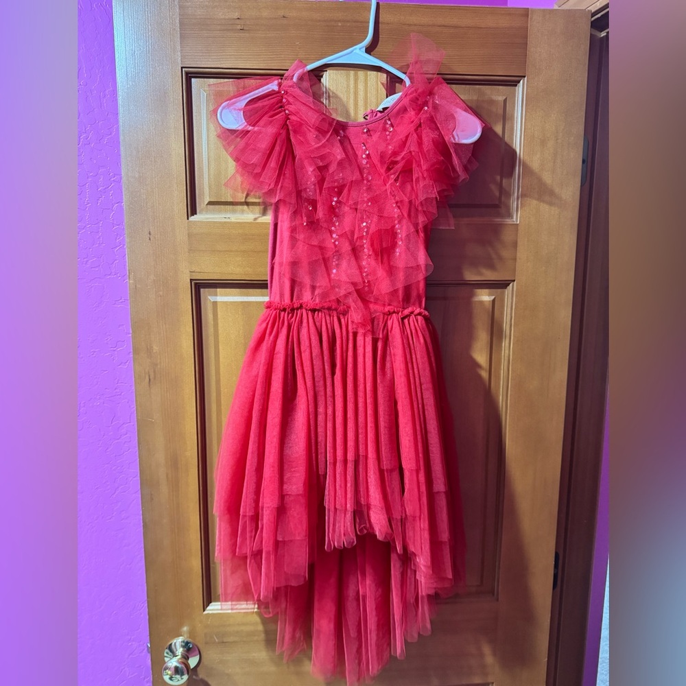 Tutu Du Monde Red Layered Tulle Formal Dress